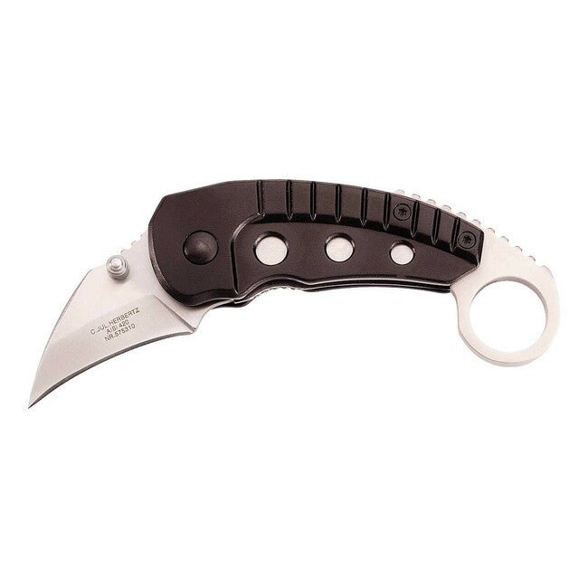 Herbertz Small Karambit 4 cm, Dark, Stainless Steel, Aluminum