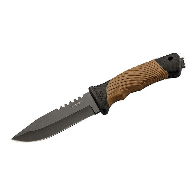 Herbertz Knife Belt, 11.7cm, Plastic-Rubber Black-Brown