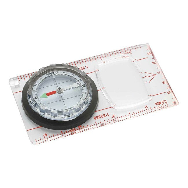 Herbertz Practical Compass with Transparent Base