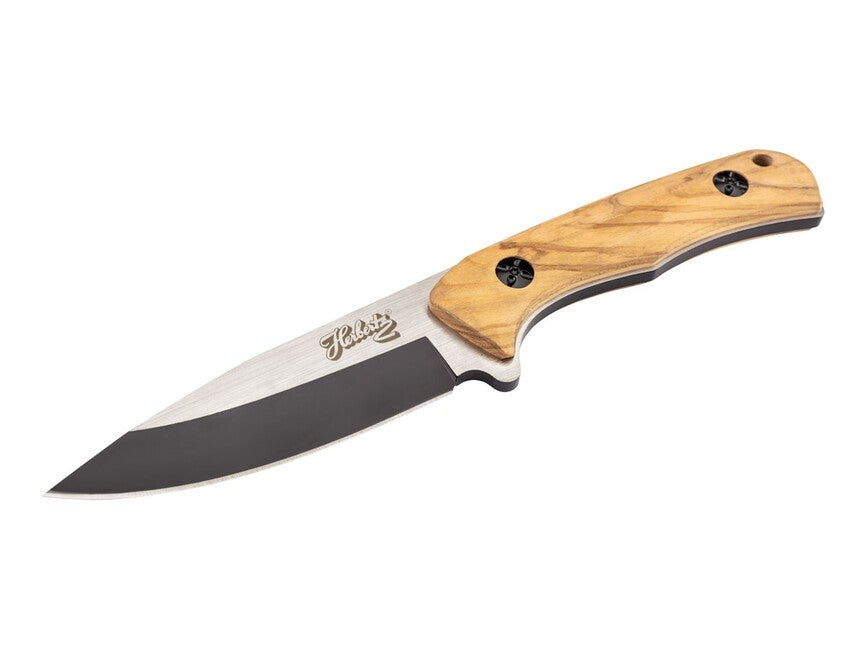 Herbertz Robust Belt Knife, 10.1cm, Zebrano Wood