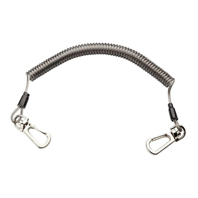 Herbertz Spiral Cable with Double Carabiners 28cm