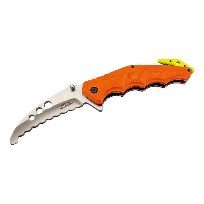 Herbertz TOP-Collection Single-Hand Rescue Knife 8.7cm, G10, Orange