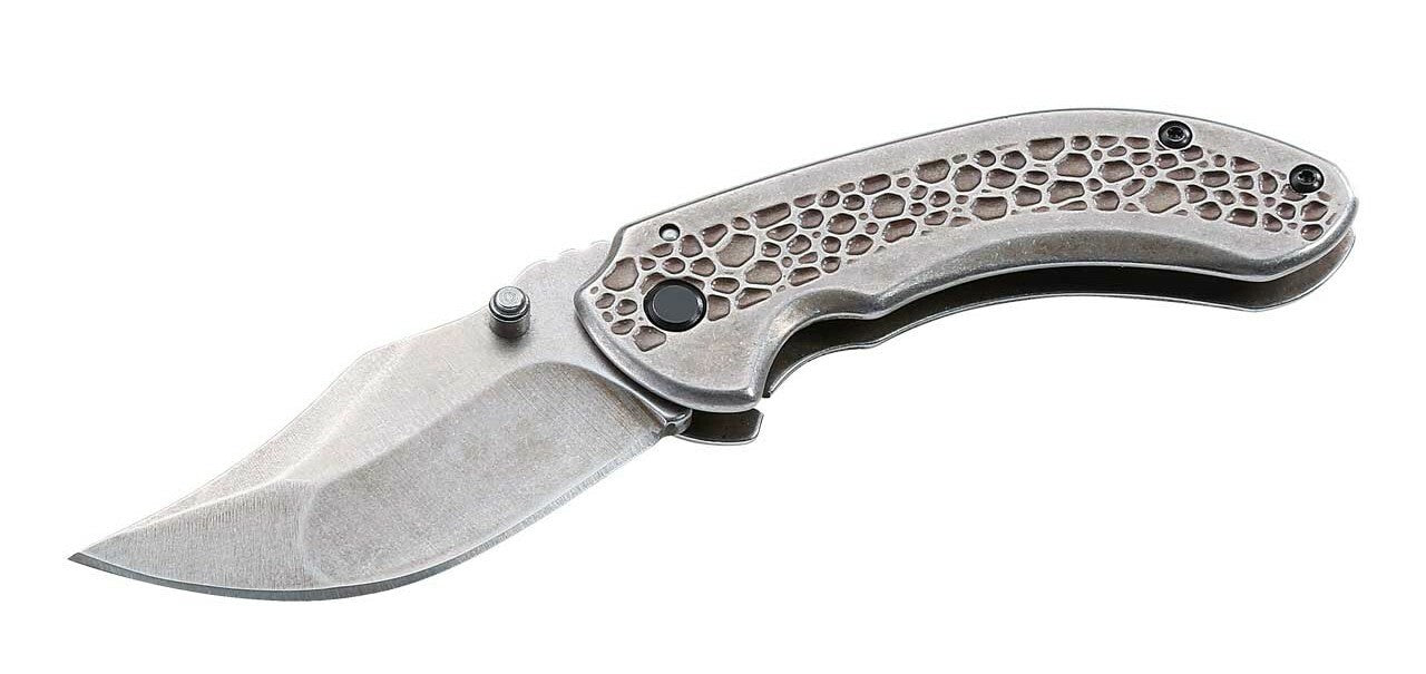 Herbertz TOP-Collection Pocket Knife 7cm, Full Steel, Nylon Sheath