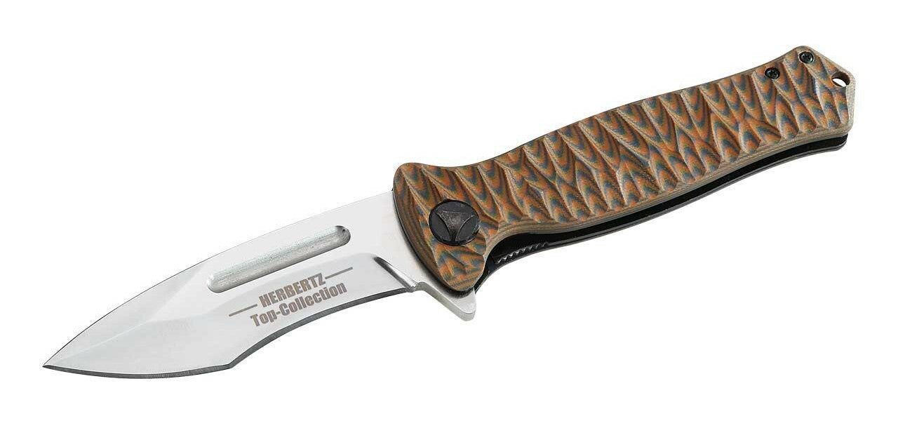 Herbertz TOP-Collection Folding Knife 9 cm, Orange, G10