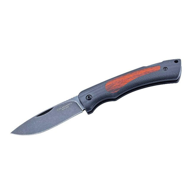 Herbertz Gentleman's Pocket Knife 7.5cm, G10, Pakka Wood, Black