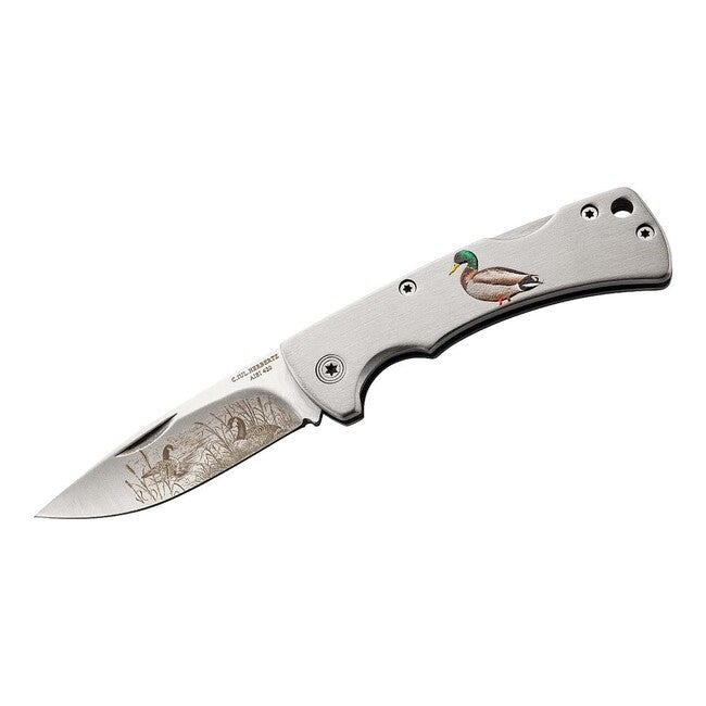 Herbertz Pocket Knife 6.8cm, Stainless Steel, Duck Pattern