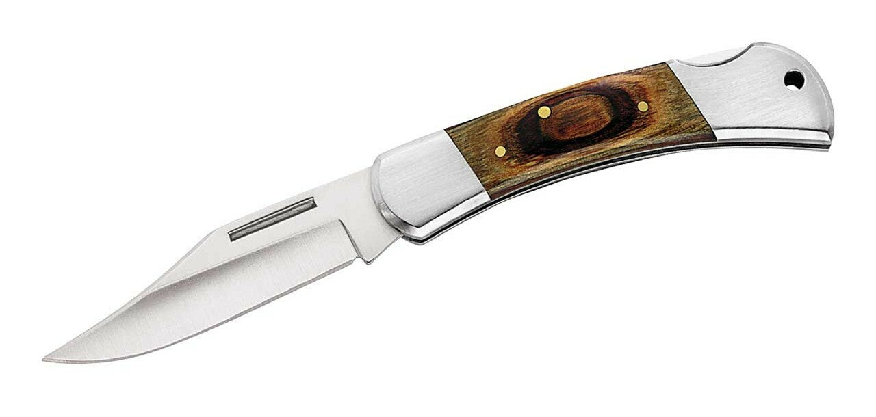 Herbertz Pocket Knife 7.7 cm, Pakka Wood