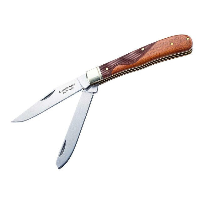 Herbertz Pocket Knife 8cm, Rosewood, 2 Blades