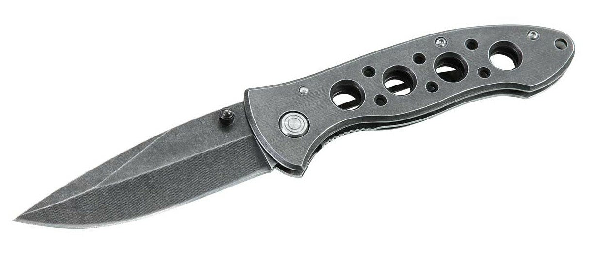 Herbertz Folding Knife 8.5 cm, Full Steel, Stonewash