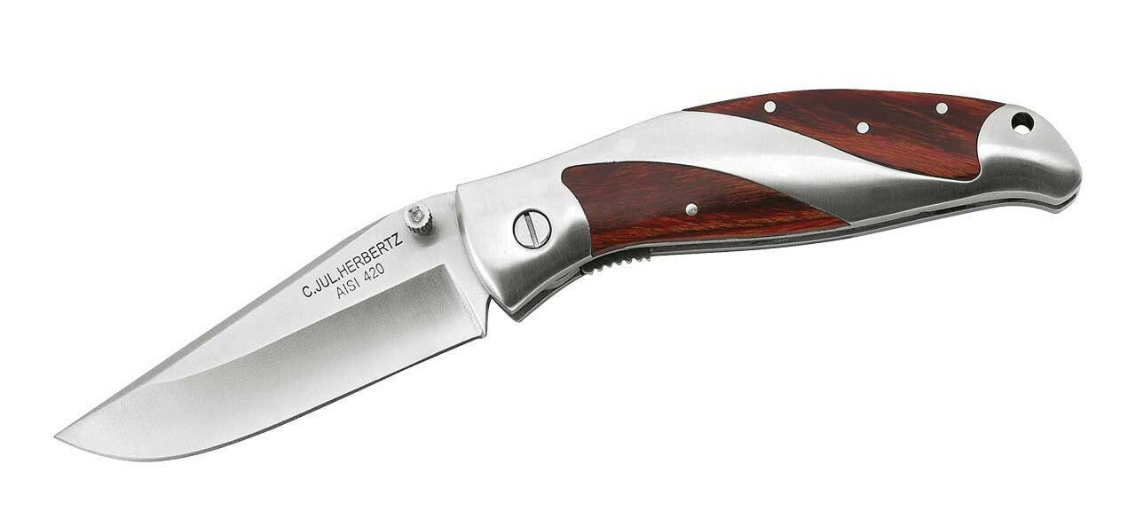 Herbertz Folding Knife 8.5 cm, Pakka Wood