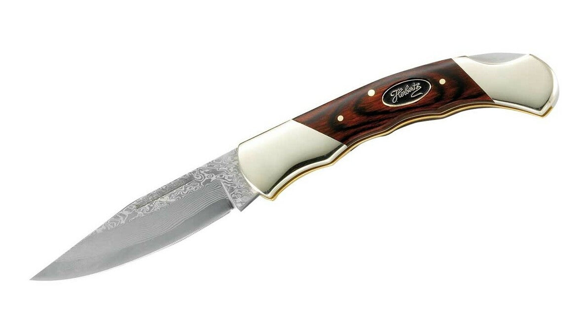Herbertz Folding Knife 8.6 cm, Pakka Wood