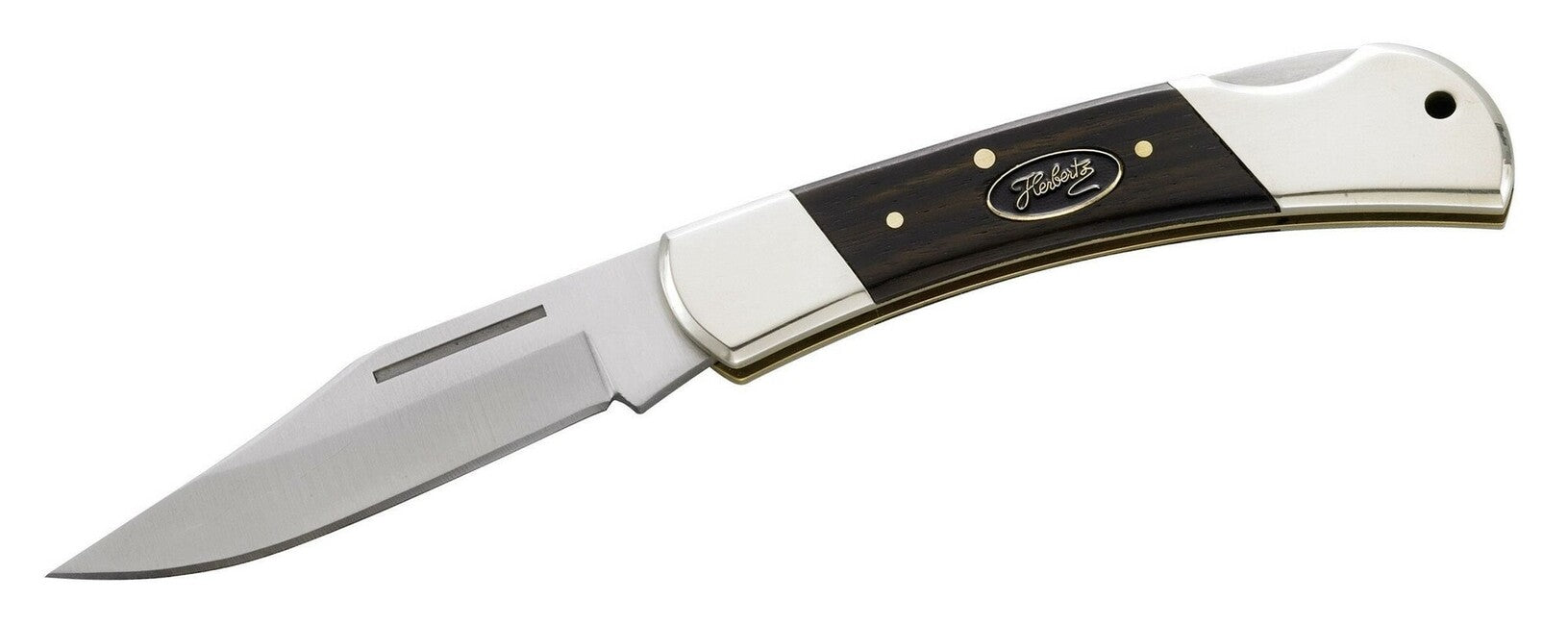 Herbertz Folding Knife 8.6 cm, Ebony Wood