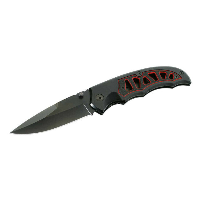 Herbertz Pocket Knife 8.8 cm, Black-Red, G10
