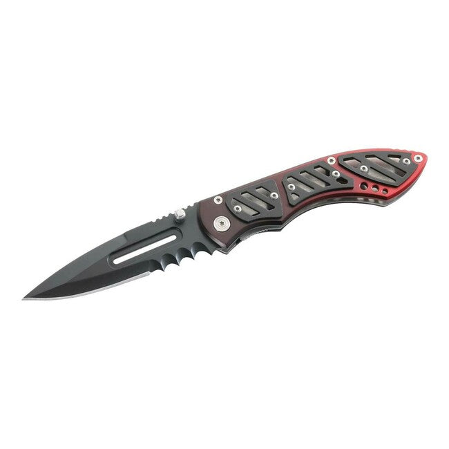 Herbertz Pocket Knife 8.8 cm, Pink-Black, Metal Alloy