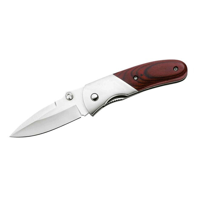 Herbertz Folding Knife 9cm, Wood and Steel