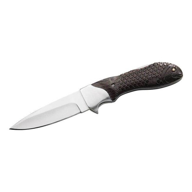 Herbertz Pocket Knife 9 cm, Tagayasan Wood, Fish Shape