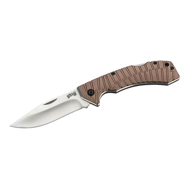 Herbertz Folding Knife, 9cm, Aluminum, Bronze