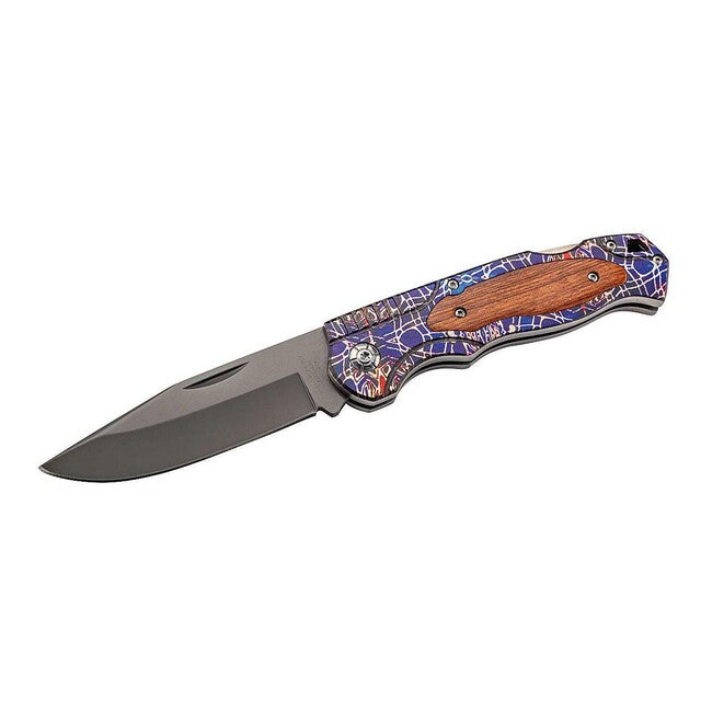 Herbertz Folding Knife 9cm, Stainless Steel, Cocobolo, Multicolor