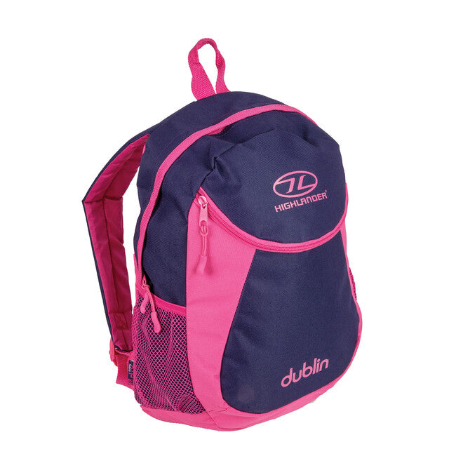 Highlander Dublin Children's Backpack 15L, Purple/Pink
