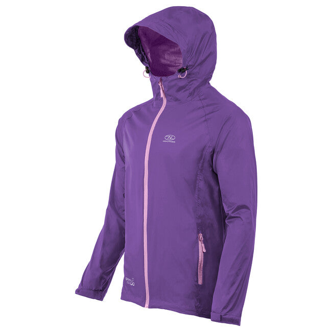 Highlander Stow and Go Raincoat, Purple