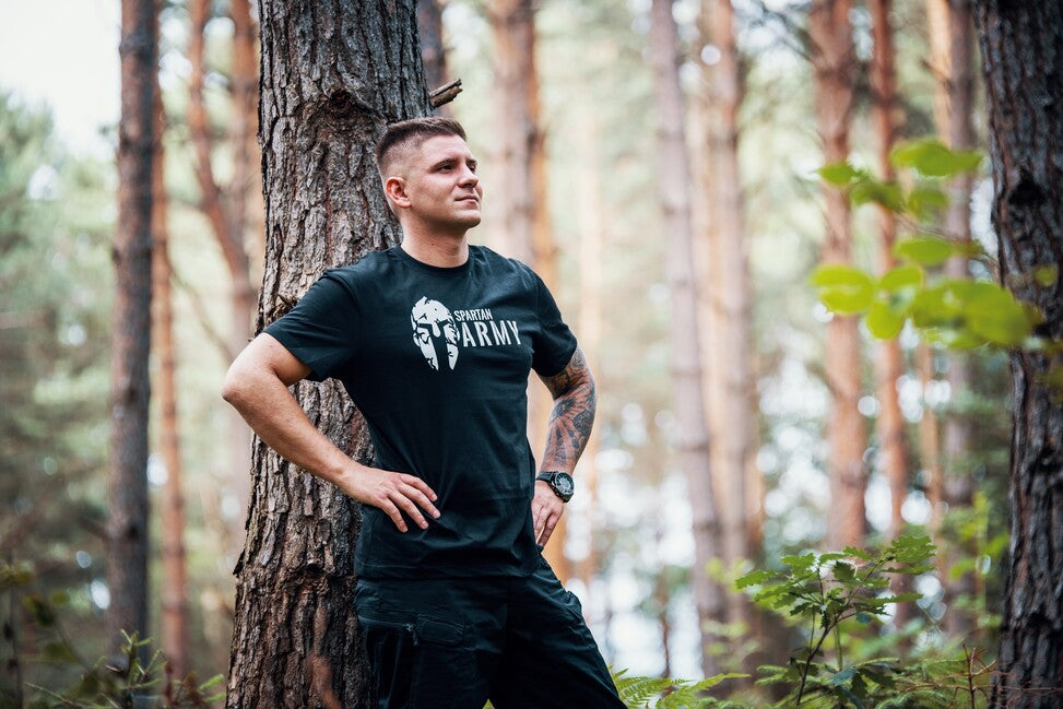 DRAGOWA Spartan Army T-Shirt 160 g/m², Red