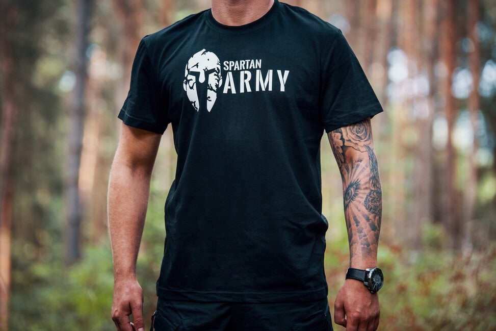 DRAGOWA Spartan Army T-Shirt, Short Sleeve