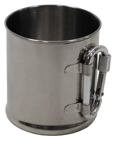Fox outdoor Meg hrnček nerezový 220ml, striebornej