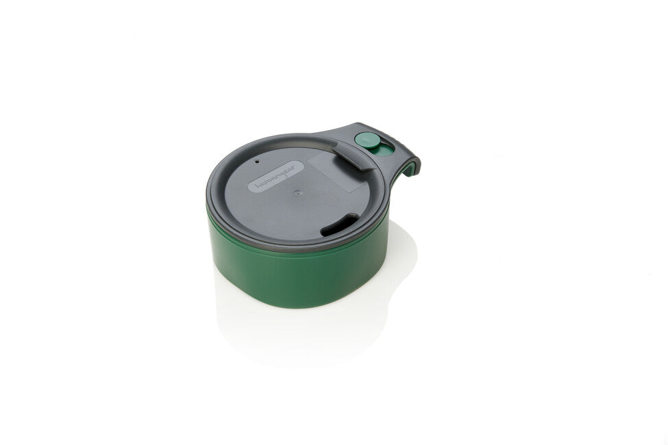 Humangear CupCUP Travel Mug 2-in-1 with Integrated Extra Cup and Lid, Charcoal-Green