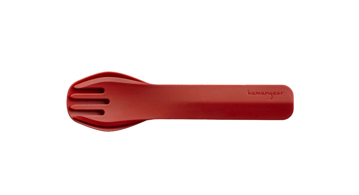Humangear GoBites DUO Utensils, Red