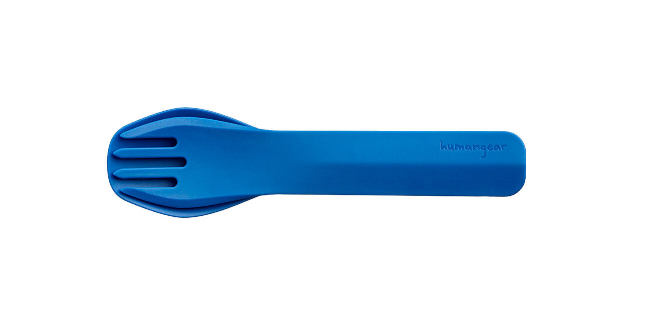 Humangear GoBites DUO Utensils, Blue