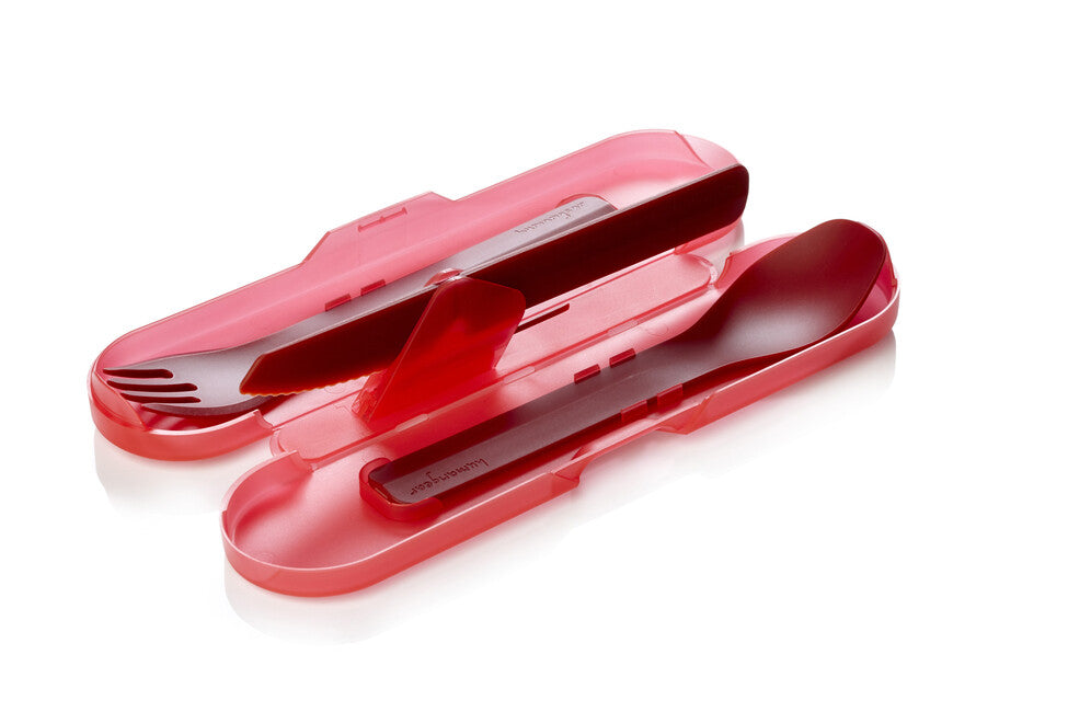 Humangear GoBites TRIO Utensils, Red