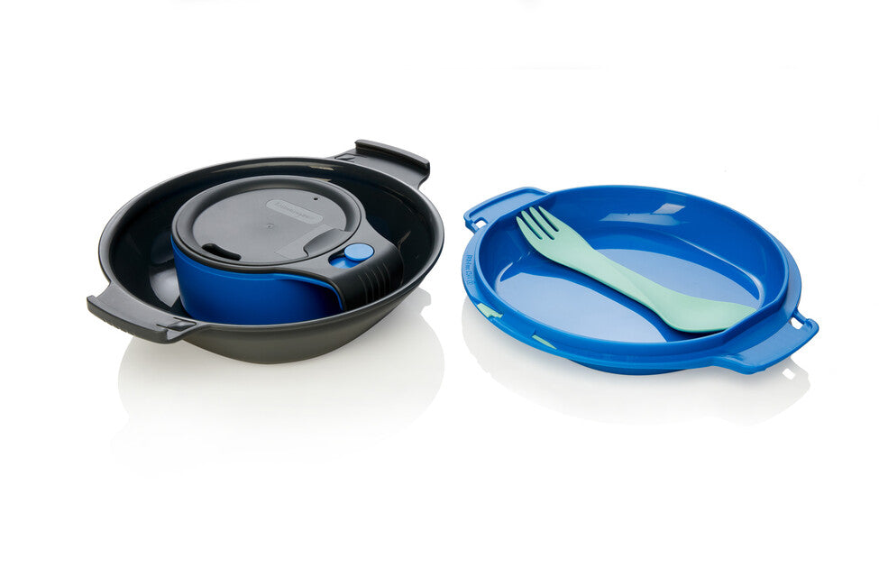 Humangear GoKit Lunch Box Charcoal-Blue Deluxe