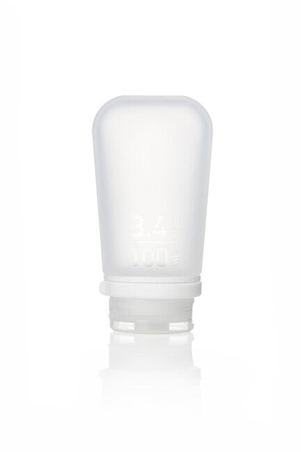Humangear GoToob+ Silicone Travel Bottle, Clear, 100ml