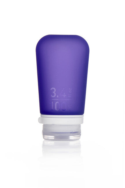 Humangear GoToob+ Silicone Travel Bottle, Purple, 100ml