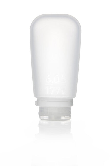 Humangear GoToob+ Silicone Travel Bottle 177ml, Clear
