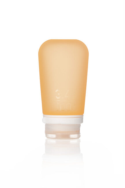 Humangear GoToob+ Silicone Liquid Container 100ml, Orange
