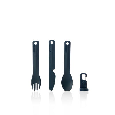 Humangear GoBites BIO Utensil Set, Grey
