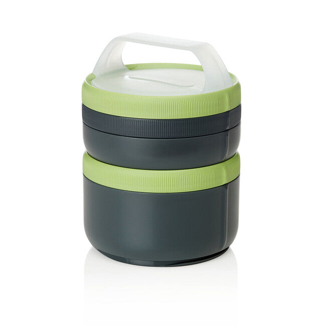 Humangear Stax Modular Lunchbox XL, Grey-Green