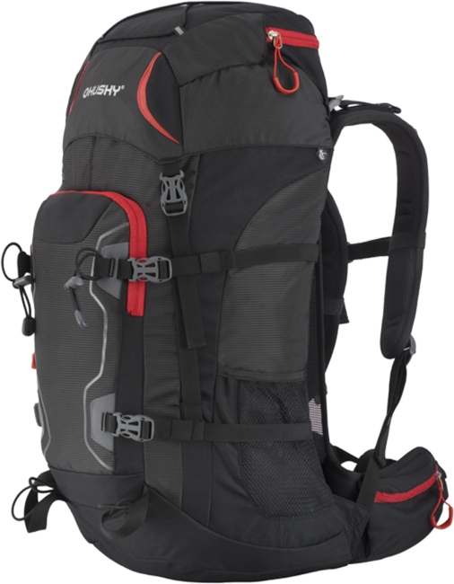 HUSKY Sloper 45L Backpack, Black
