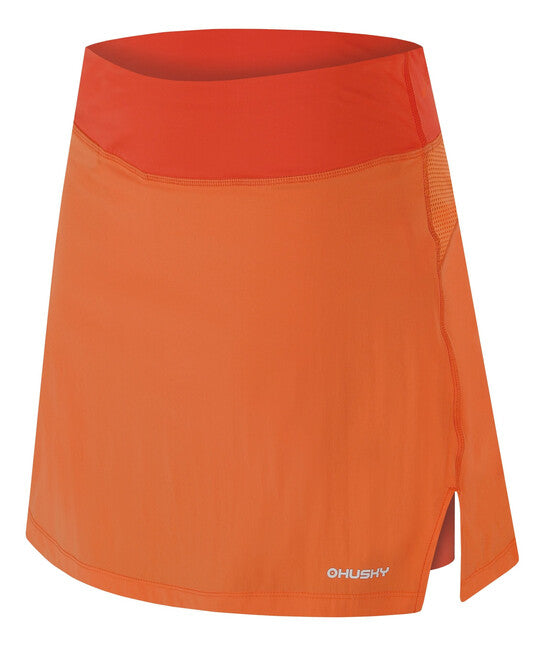 HUSKY Flamy Women's Functional Skirt with Shorts, Orange, L