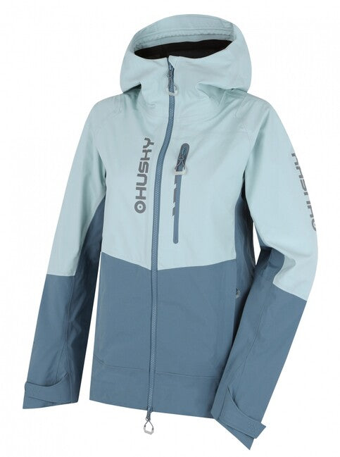 HUSKY Women's Hardshell Jacket Nicco, Mint/Turquoise