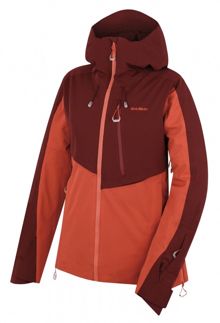 HUSKY Mistral Women's Ski Jacket, Burgundy/Red