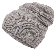 HUSKY Merhat 5 ženska merino kapa, bež