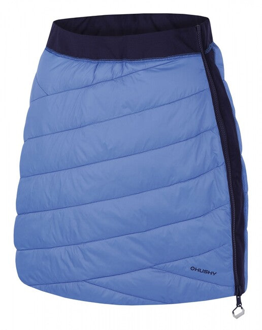 HUSKY Women's Reversible Winter Skirt Freez, Blue/Navy Blue