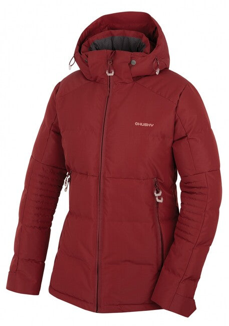 HUSKY Norel Women's Quilted Winter Jacket, Burgundy