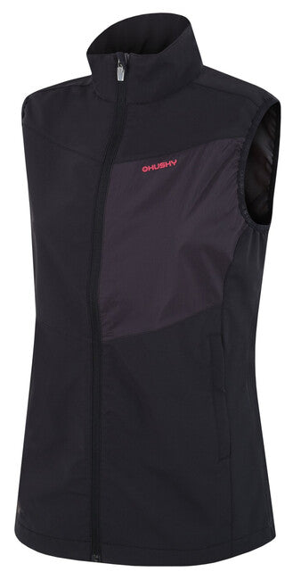 HUSKY Salien Women's Softshell Vest, Black, L