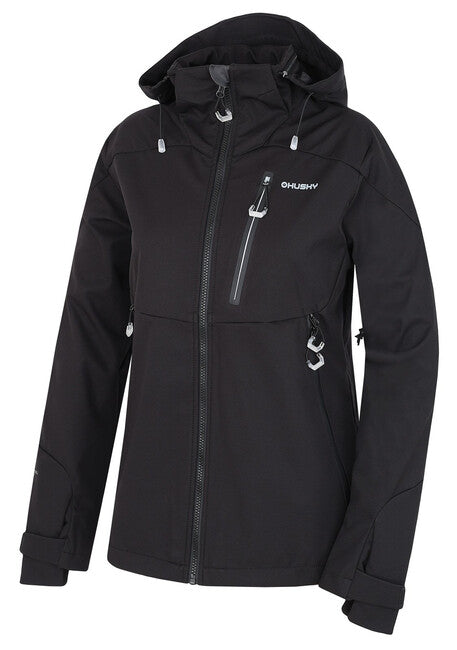 Husky Sauri Women's Softshell Jacket, Black