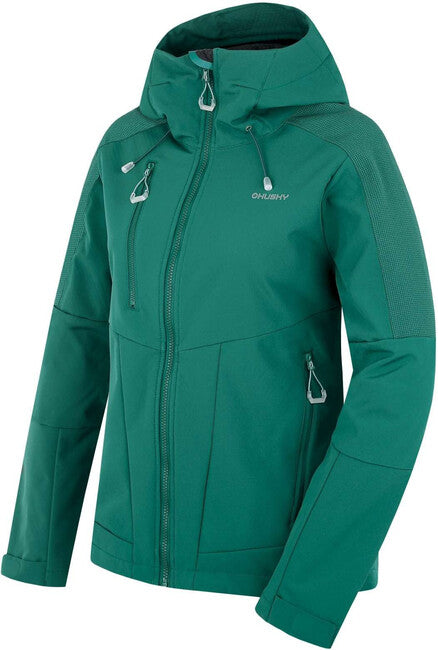 HUSKY Sevan Women's Softshell Jacket, Dark Green