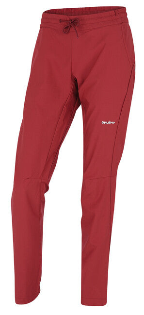 HUSKY Women's Speedy Long Outdoor Pants, Dark Burgundy