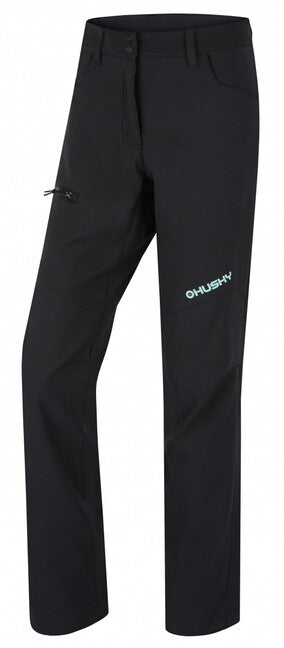 HUSKY Kavia Women's Softshell Pants, Black